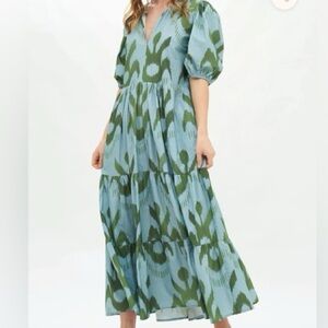 Oliphant Puff Sleeve Maxi Dress